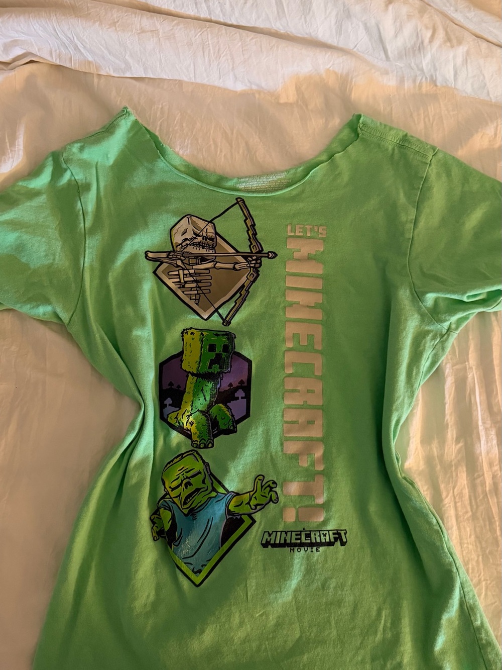 Target Green Minecraft Graphic Tee